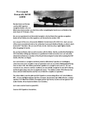 A preview of a PDF biography for Ehrman, Leopold